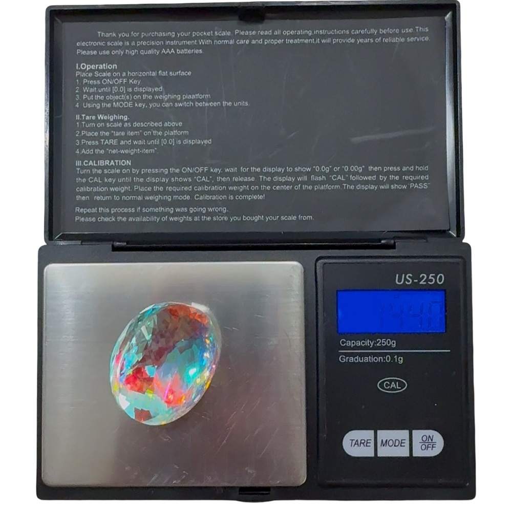 Beautiful Lab Created Mystic Topaz! - Picture 3 of 3